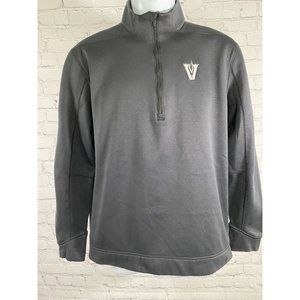 Nike Golf Black Quarter Zip Long Sleeve Pullover Jacket Sweatshirt M Medium